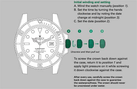 Rolex watch time change